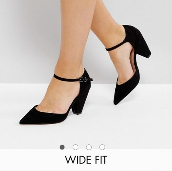 ASOS Shoes - Firm price! Asos wide fit ankle strap pumps
